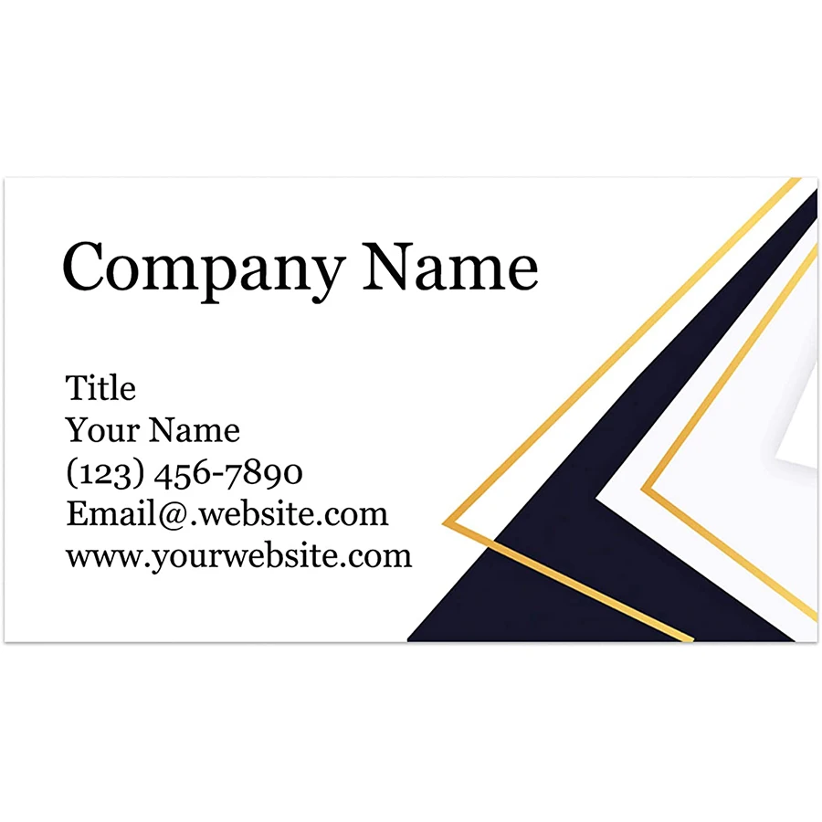 200Pcs Custom Printed Business Cards Thick Sturdy Stock 300GSM Paper Card VIP Cards