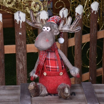

Christmas Special Offer Deer in A Skirt Christmas Decorations on A Tree Deer in Pants Gray Animal Christmas 2020 Home Christmas