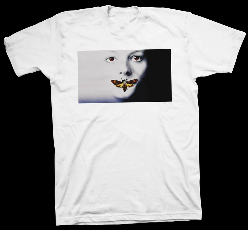 The Silence Of Lambs T-Shirt Jodie Foster Anthony Hopkins Hollywood Movie M Xl 2Xl 29Xl Tee Shirt | Мужская одежда