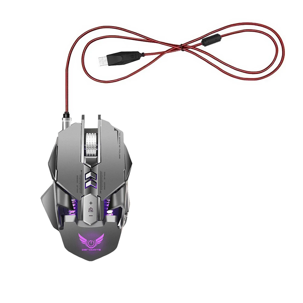 3200 dpi USB filaire souris de jeu competitive 7 бутонов программное обеспечение Макросъемка Программирование jeu souris