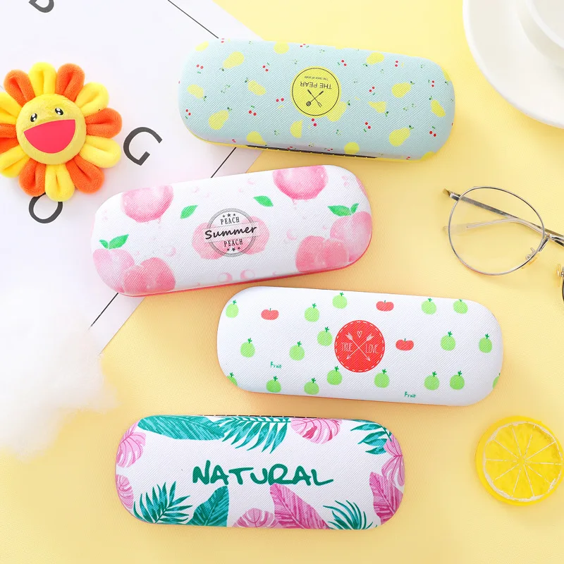 Портативный чехол для солнцезащитных очков с фруктами фламинго ананасами