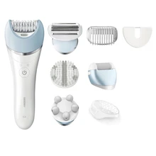 5в1 моющийся женский эпилятор, электрический эпилятор для удаления волос на лице, Женский бритвенный станок, бритва для тела, триммер для бикини