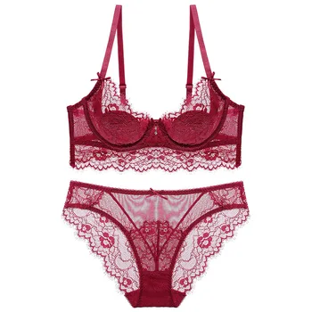 

Sexy, ultra-thin, sexy, sexy, lace bra, adjustable, gathering, non breast, large underwear suit