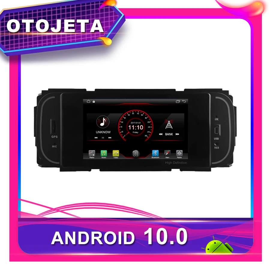 OTOJETA Автомобильный DVD Android 10,0 Автомобильный gps для CHRYSLER GRAND VOYAGER 5 дюймов Автомобильный Радио мультимедийная лента рекордер bluetooth навигация