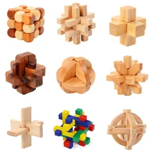 

Handmade Wooden Intelligent Toys, 3D Multi Type Puzzles,Decompression， 2-4 Star Difficulty,Adult and Children's ,Gifts