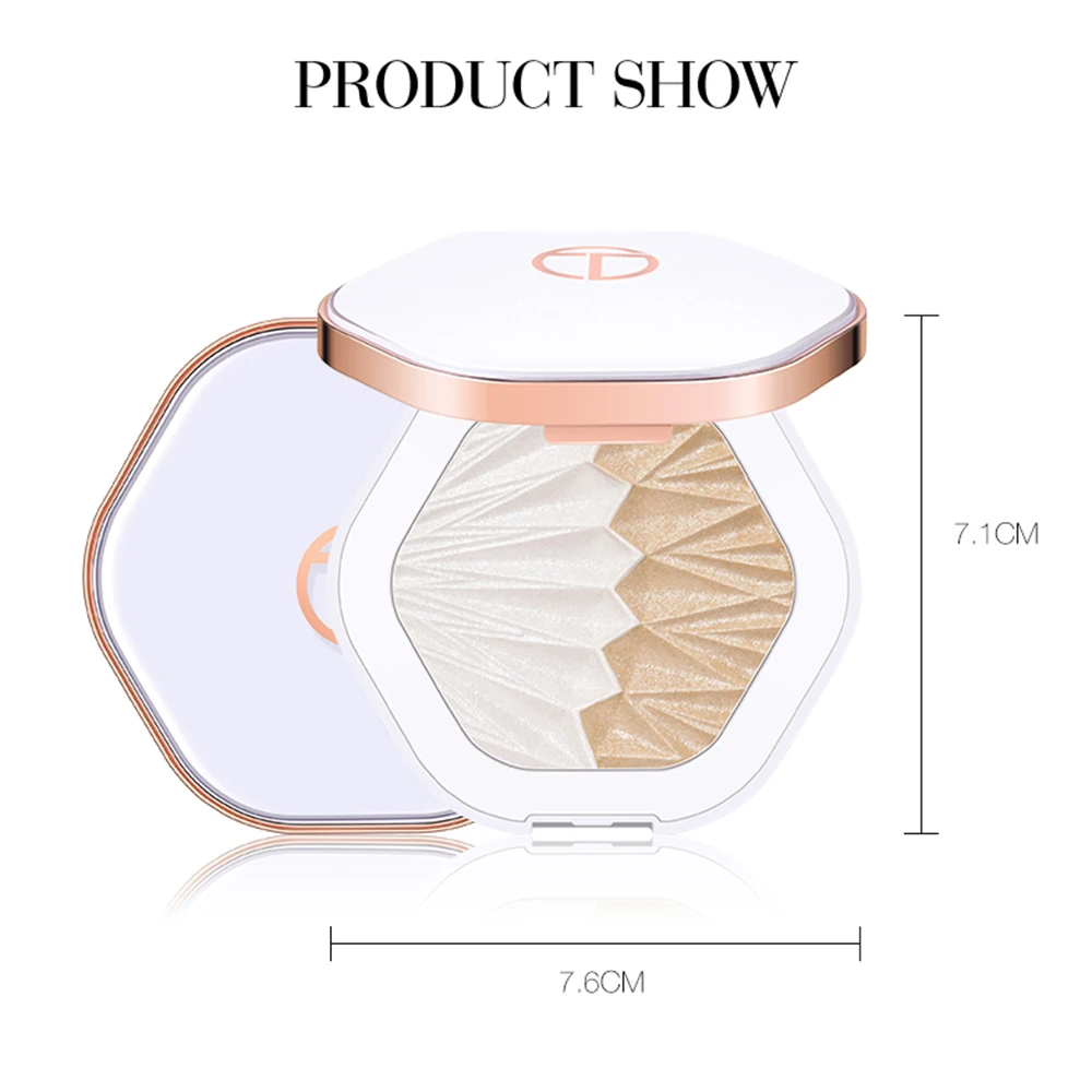 

10G High-gloss Highlighter Powder Palette Pearl Face Contouring Makeup Highlight Face Brighten Skin Makeup 5 Colors TSLM1