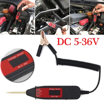 

Digital Electric Car Fuse Circuit Probe Tester 5V-36V Voltmeter Indicator Pens