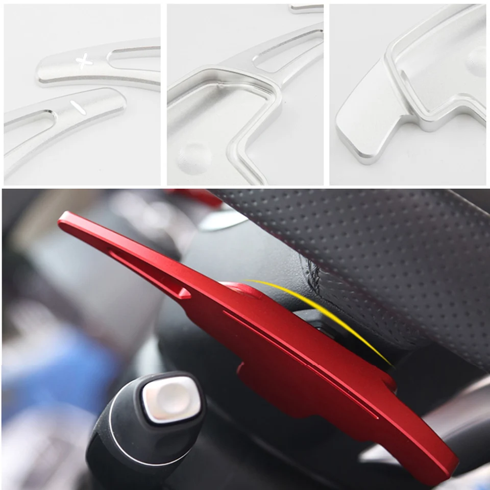 Estensioni Paddle Al Volante In Alluminio Per Mercedes GLB X247, CLA C118, GLA, CLS C257, GLE W167, E W247 – Colore Blu, Aggiungono 1-2 Pollici Per Cambio Rapido