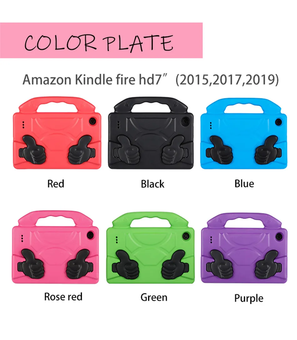 Для Amazon Fire 7 ручной ударопрочный EVA полный корпус Чехол Ручка подставка для Amazon Kindle Fire HD 7 //