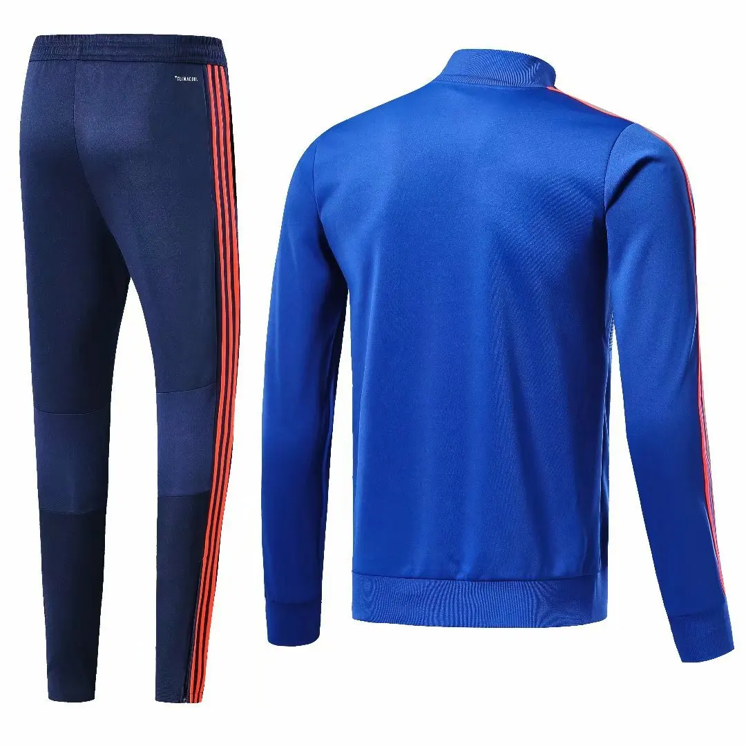 

2018 Autumn And Winter Long Sleeve Football Jersey Jacket Uniform Set Men's Custom Printed Number Basketball Football Games