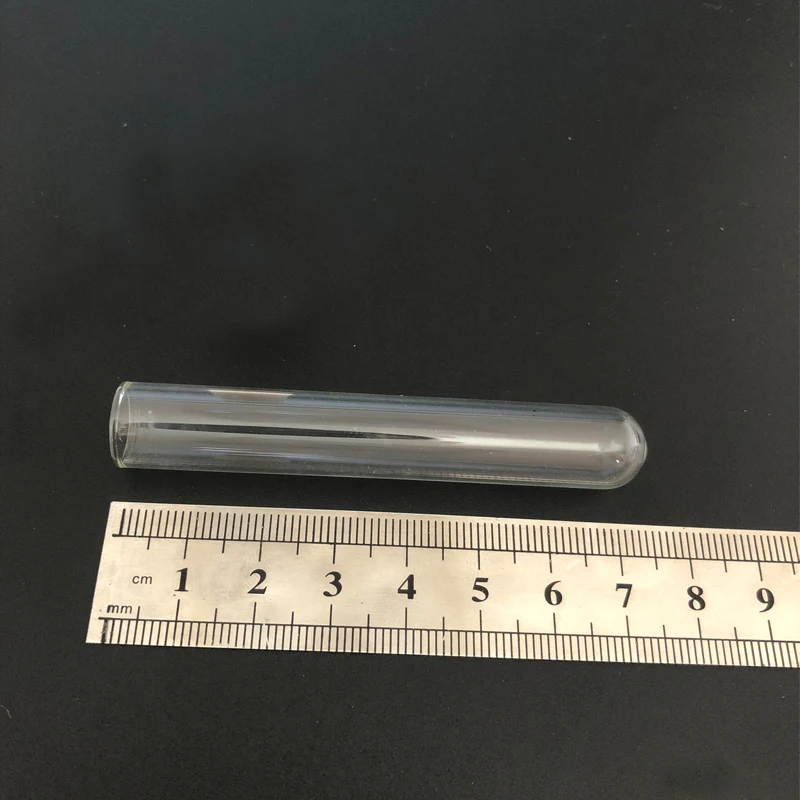 100 pieces/pack 12x75mm lab Glass Test tube U-shape Bottom Small Laboratory Glass Tube
