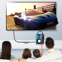 Aliexpress - H7JA Optical Digital Coaxial Toslink to Analog RCA Converter Decoder with Cable