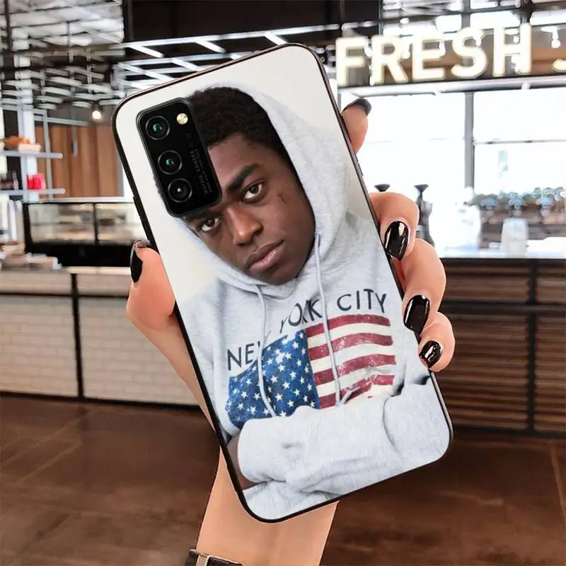 HPCHCJHM Kodak Black Rapper Black TPU Soft Phone Case Cover for Samsung S20 plus Ultra S6 S7 edge S8 S9 plus S10 5G lite 2020