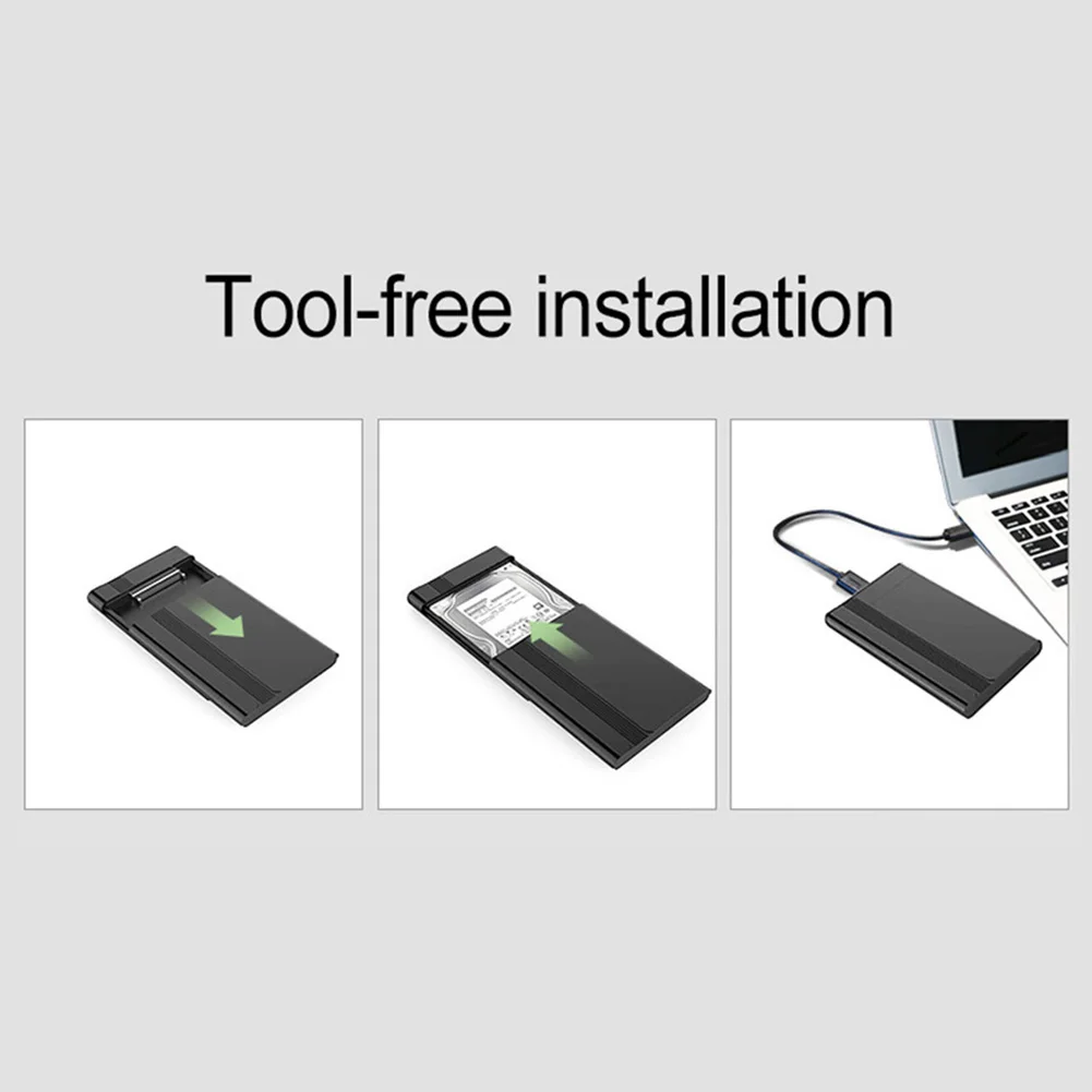 Корпус для жесткого диска Портативный USB 3,0 высокоскоростной 2,5 дюймовый SATA Мобильный жесткий диск SSD чехол