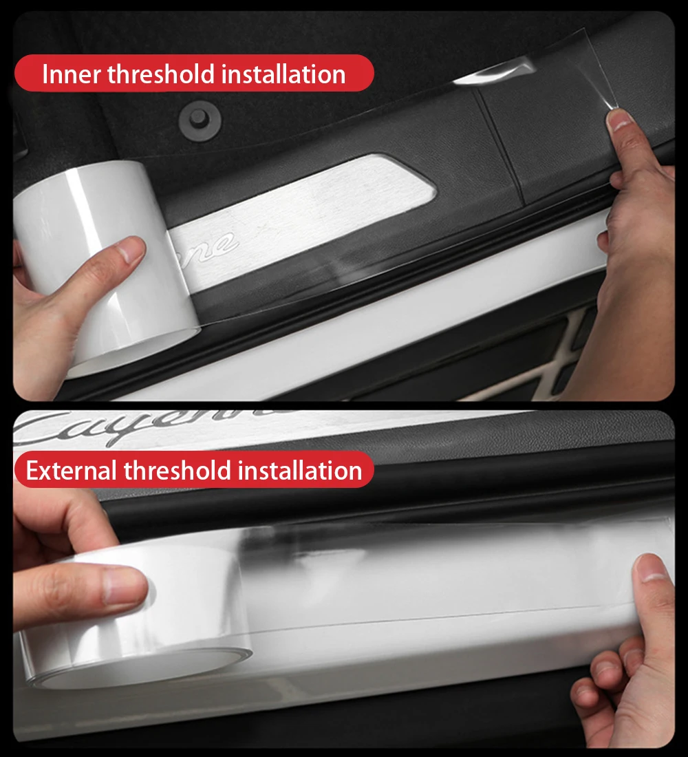 

Car Stickers Car Door Sill Sticker Protector Multifunction Nano Tape Auto Bumper Strip Car Door Protect Scratchproof Accessories