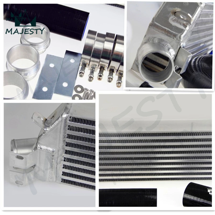 Комплект турбоохладителя для Volkswagen VW GOLF MK5 MK6 GTI FSI JETTA 2 0 T черный|intercooler kit|twin