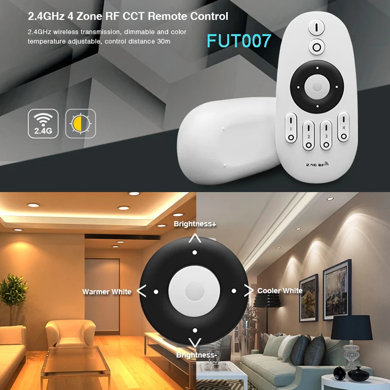 Беспроводной пульт дистанционного управления 2 4G RF одноцветная Цветовая