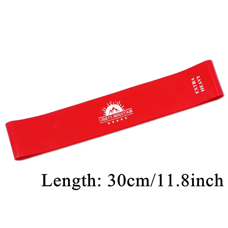 Red-30cm Фитнес резинки резинки для фитнеса резинка для фитнеса резинки для спорта фитнес резинка фитнесс резинки спортивные резинки эспандер экспандер фитнес для спорта 6 цветов, 1,45 мм-0,45 мм, Эспандер для фитнеса - Цвет: Red-30cm
