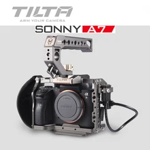 TILTA клетка для sony a7 ii/A7 iii/A9 a7rii a7r3 a7r iii a7sii dslr видео клетка для sony Alpha A 7 vs smallrig sony a7 клетка