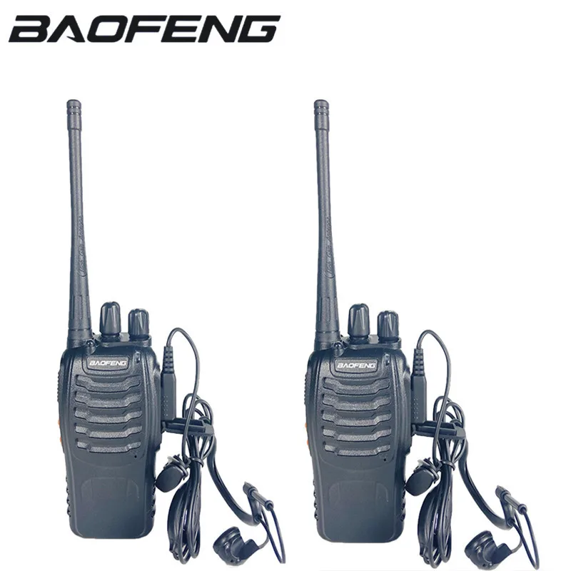 Baofeng-walkie-talkie BF-888S, Radio portátil CB de dos vías, 5W, UHF, 1/2-400 MHz, 16 canales, transceptor, 470 Uds.