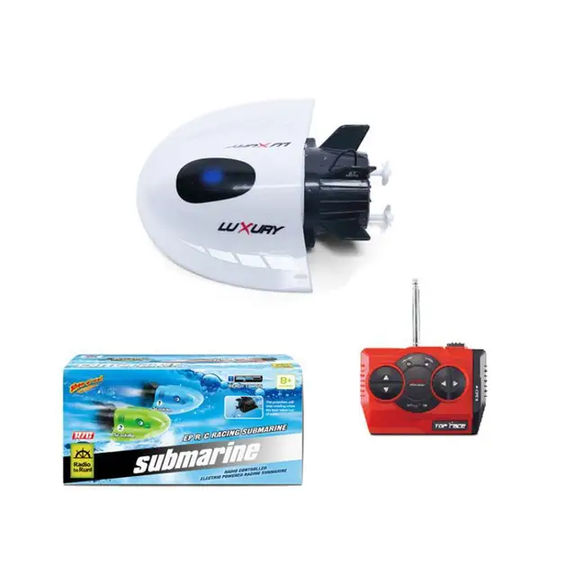 Radio RC Submarine 6 Function Electric Mini Remote Control Speed Boat Explosion Military Battle  Kid Summer Fun Toy Water Proof