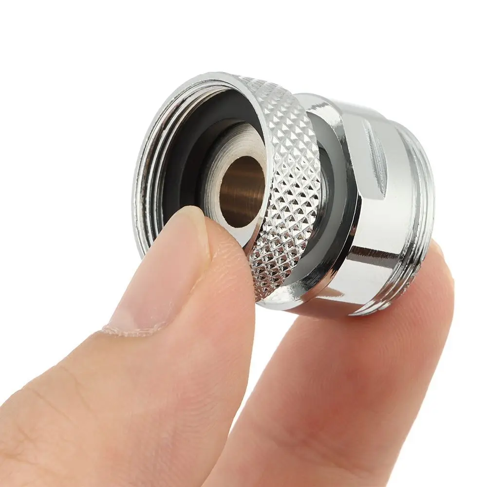 Swivel Aerator Adapter 360 Degree Adjustable Faucet Adapter Water Purifier Accessories Anti-Slip Garden Hose Connection 22mm 1Pc faucet aerator faucet adapter