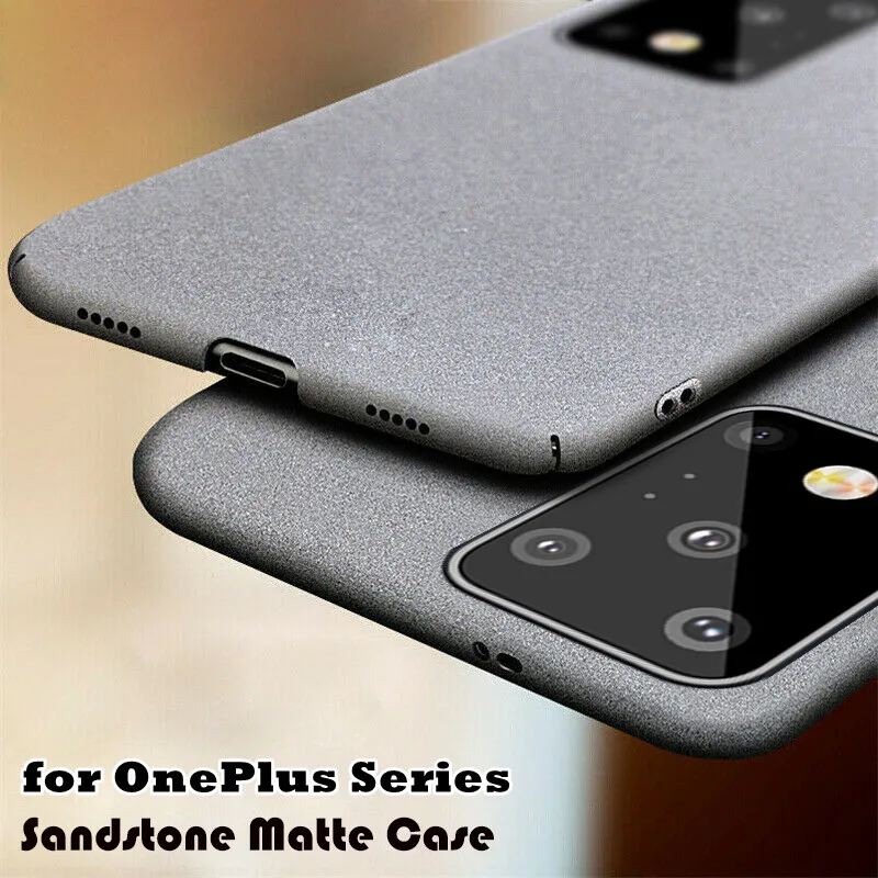 Ultra-thin Matte PC Phone Case for OnePlus 9 8 7 7T Pro oneplus 9R 8T Ultra Slim Hard Protection Cover Sandstone Shell | Мобильные