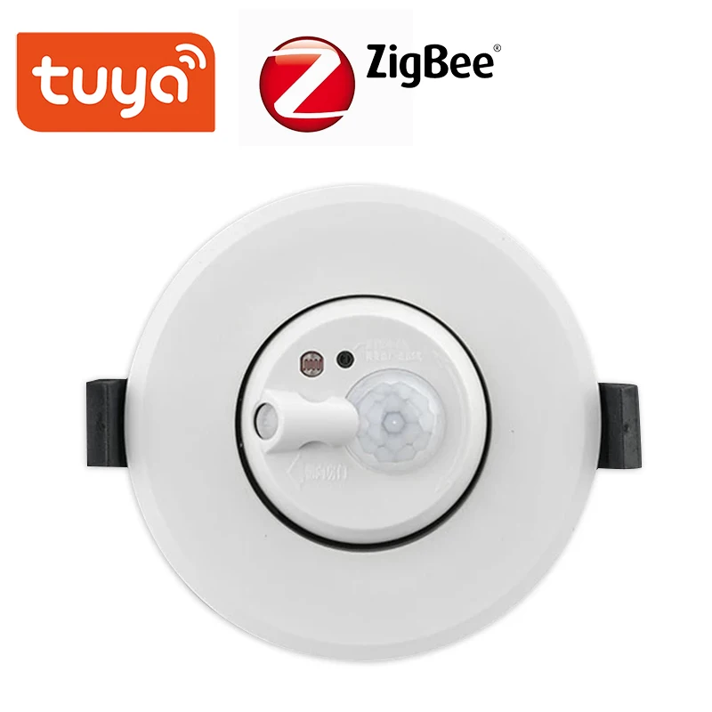 Датчик движения Tuya Zigbee умный потолочный датчик обнаружения человека яркости s