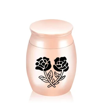 

Forever Remembered Classic and Beautiful Rose Flower Adults Cremation Urn Ash Memorial Container Keepsake Pendant16x25mm/30X40mm