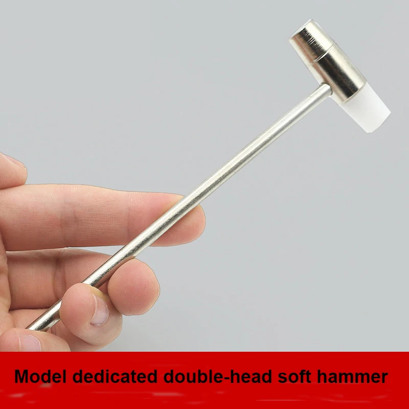 

Metal Hammer DIY Parts Reinforcement Trimming Soft and Hard Double Head Making Tools