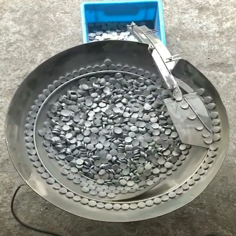 

Vibrating Plate Feeder LED Automatic Vibrating Feeder Supplies Vibration Platform for Medicine, Screw, Battery, Bulb, Diode