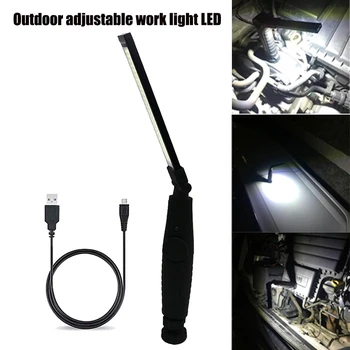 

Newly Multifunction COB LED Work Light Car Repair Lamp Adjustbale USB Rechargeable Flashlight BN99