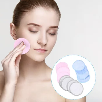 

13pcs in 1 Set Reusable Makeup Remover Pads Double Layer Bamboo Fiber Pads