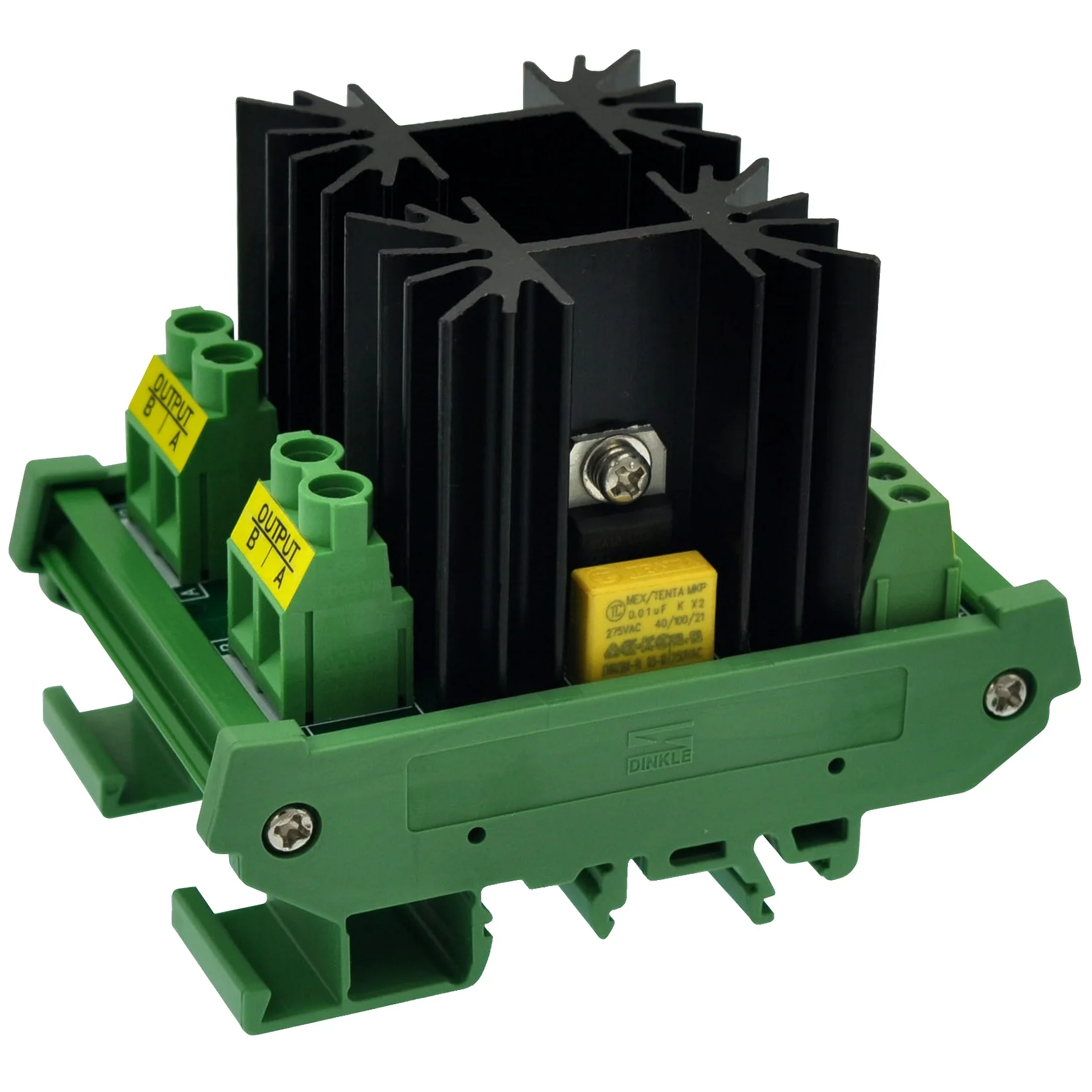 CZH-LABS DIN рейка крепление 12 ампер твердотельные реле SSR модуль в 4 ~ 32VDC 100 240VAC. (2
