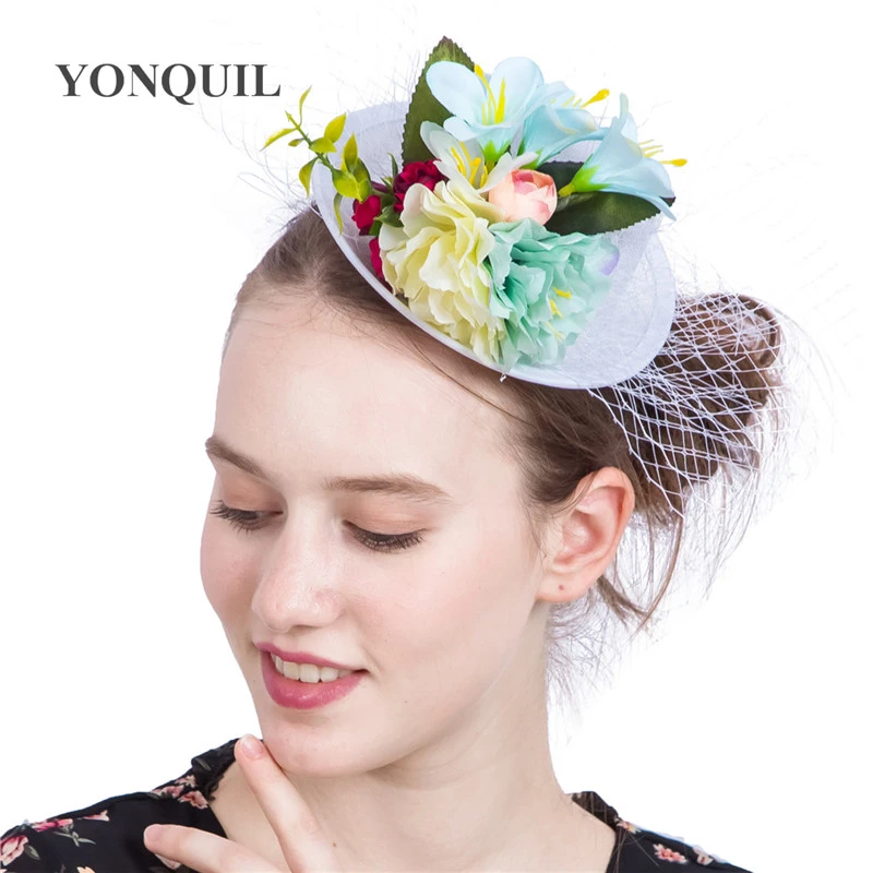 Sombreros de boda de moda para mujer, Mini sombrero de copa de de seda nupcial, accesorios de fiesta, tocado de de novia SYF204|hats for|hats for womenhat bride - AliExpress