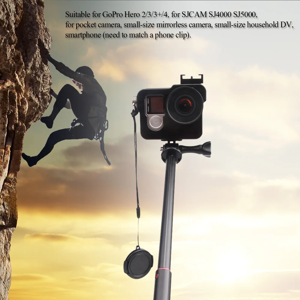 Andoer палка для селфи для экшн-камеры GoPro Hero 2/3/3+/4 для спортивной экшн-камеры SJCAM SJ4000 SJ5000 спортивные Камера s цифровой Камера смартфонов