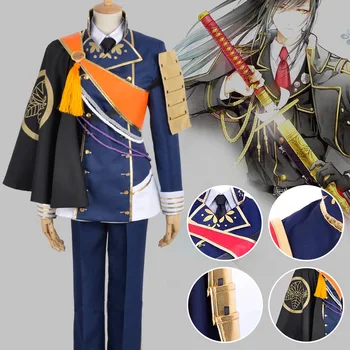 

Anime Touken Ranbu Cosplay Ichigo Hitofuri Outfit Costume Full Sets cool Uniform Cosplay Halloween Carnival Adult Men