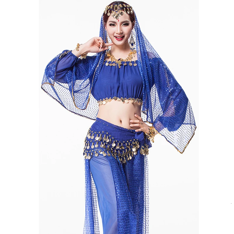 7 colors available Indian costume Sari Indian Clothing Sequin Chiffon Indian Pants for Women bollyhood 8 pieces included