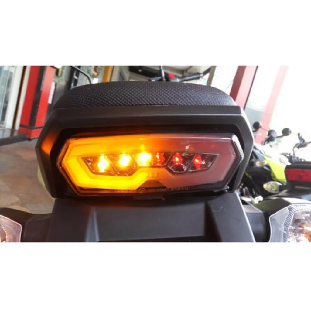 Modified LED Taillights for Motorcycles - Rear Lamp Stoplight with Turn Single Light for Honda MSX125 Grom 2013-2016