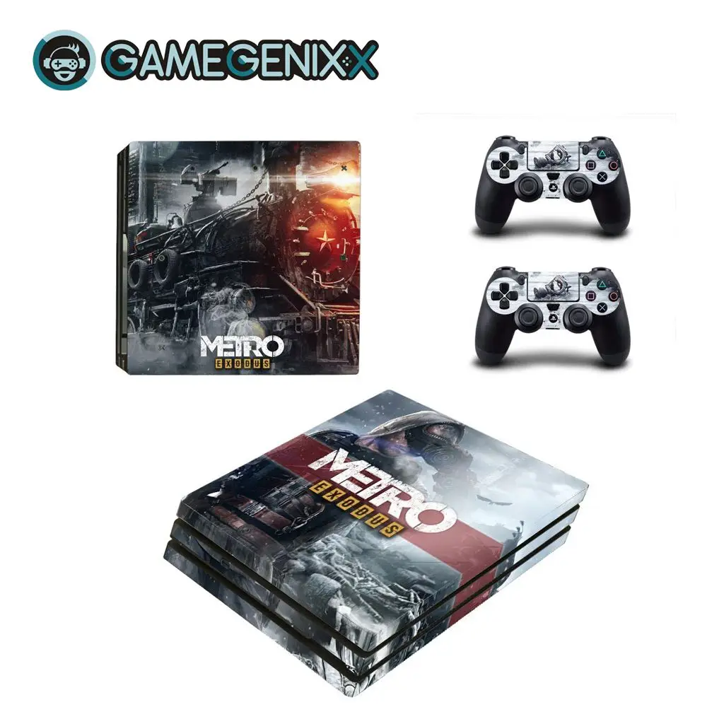 GAMEGENIXX наклейка на кожу Съемная крышка ПВХ винил для PS4 тонкая консоль и 2 контроллера-Metro