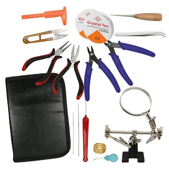 

1 set Jewelry Making Supplies Kit - Jewelry Pliers, nifier Stand & Bead Crimper Great for Beading, Wire Wrapping