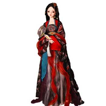 

60cm BJD Doll Wedding Princess Doll Set For Children-Moran Hand Painted Makeup(Face Detachable Version)(Head Integrated Version)