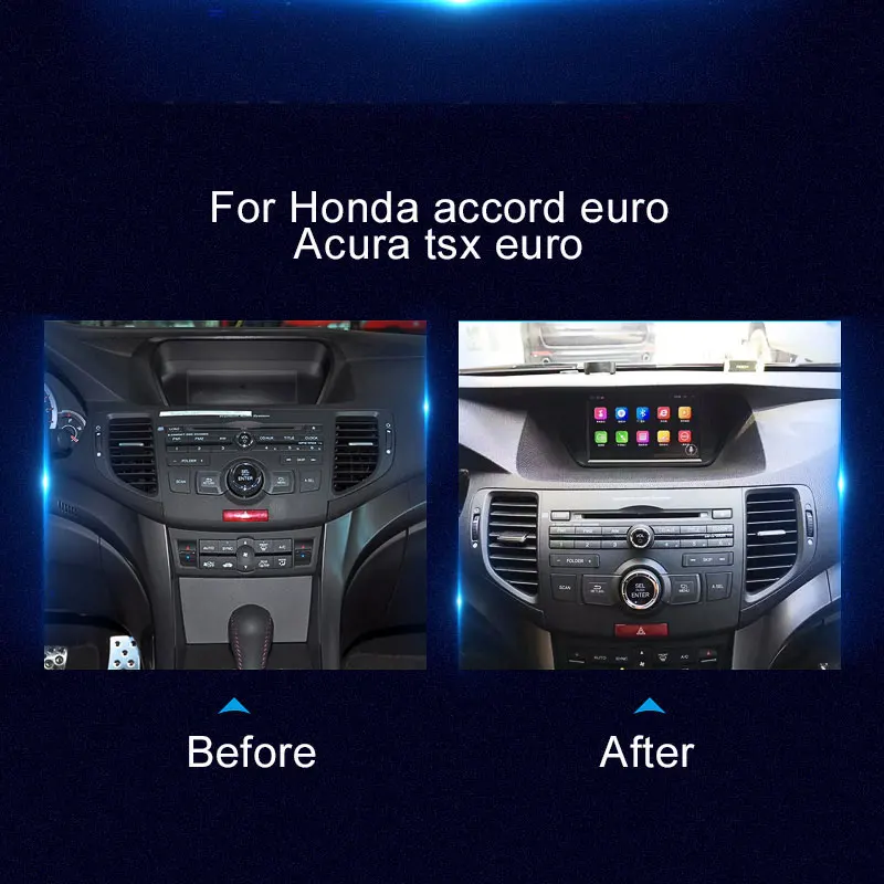 Android 8 1 автомобильный радиоприемник четырехъядерный для honda Accord corsstour Europe 2008 2013 GPS