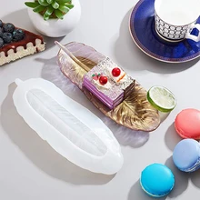 

Resin Feather Shape Mold Silicone Tray Mold Jewelry Tray Epoxy Mold Casting Resin Feather Molds for Holding Jewelry Accessories
