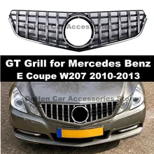 W207 GT Vertical Grill For Mercedes Benz E Class Coupe C207 2010-2013 Facelift Front Bumper Grill Sport E200 E320 E350 E400 TF