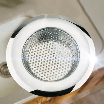 

Hot Kitchen Bathroom Tools Gadgets Sink Sewer Strainer Filter Net Floor Bathtub Shower Hole Filter Trap Drain Stopper Bath Catch