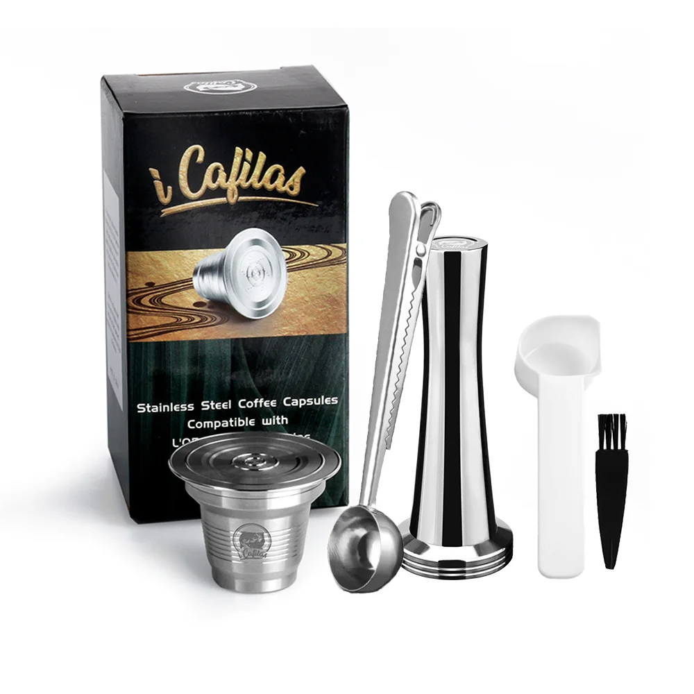Refillable Coffee Capsules Lor Barista  Reusable Coffee Capsule L'or  Barista - Coffee Filters - Aliexpress