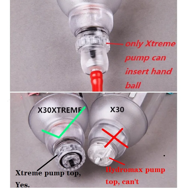 Handball with tube for Enlargment pump X30 Xtreme X40 Xtreme and HydroXtreme7 HydroXtreme9 enlargment pump(Only fit to Xtreme)