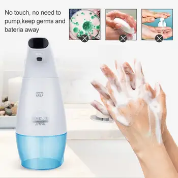 

330ml Intelligent Sensor Liquid Foam Soap Dispensers Automatic Sensing Liquid Foam Soap Dispenser Bathroom Kitchen Wash Hands