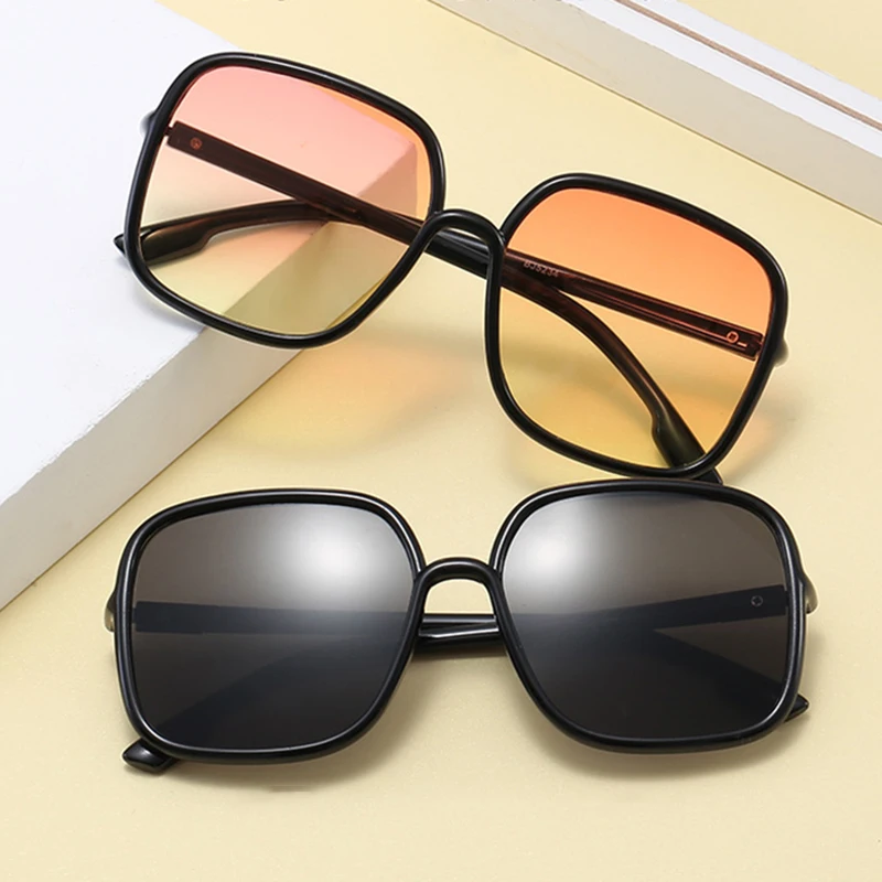 

Big Square Frame Polarized Sunglasses Female Elegant Beach Sun Glasses Driving Eyewear For Women Personality Sunglasses UV400
